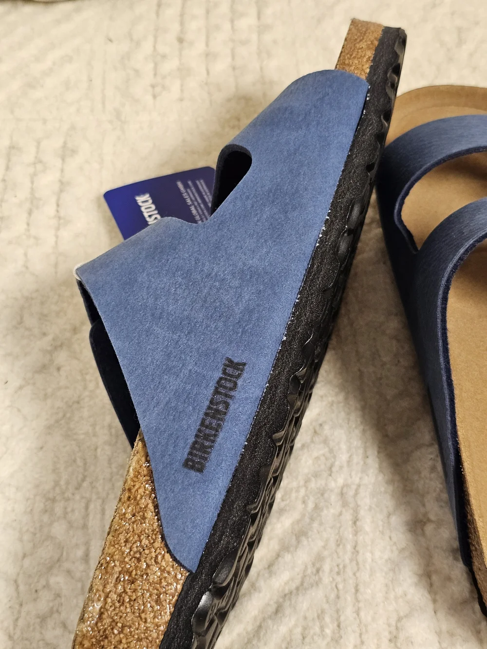 Birkenstock Men's Blue Double-Strap Sandals with Buckles Sz 42 New With Tag